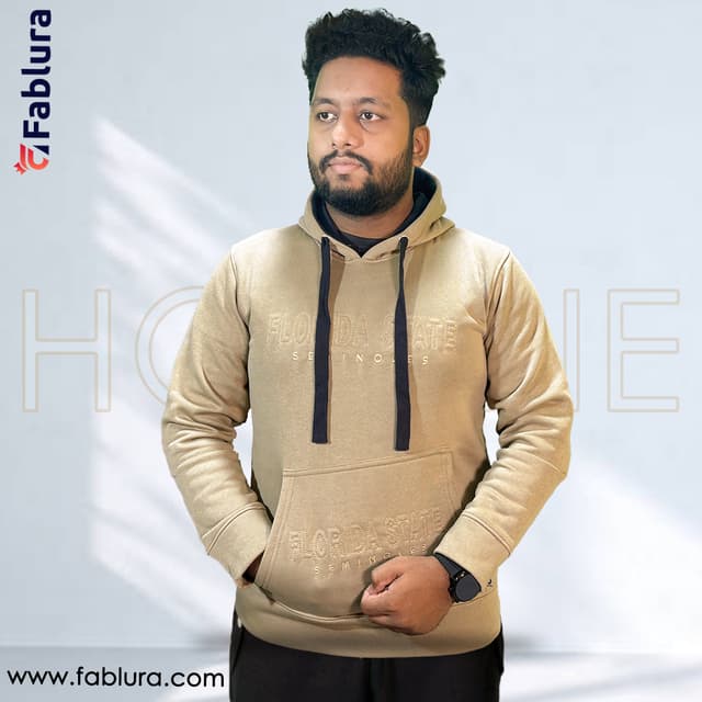 Men's Exclusive Hoodie - Cream Color