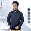 Men's Premium Winter Hoodie- Navy Blue Color