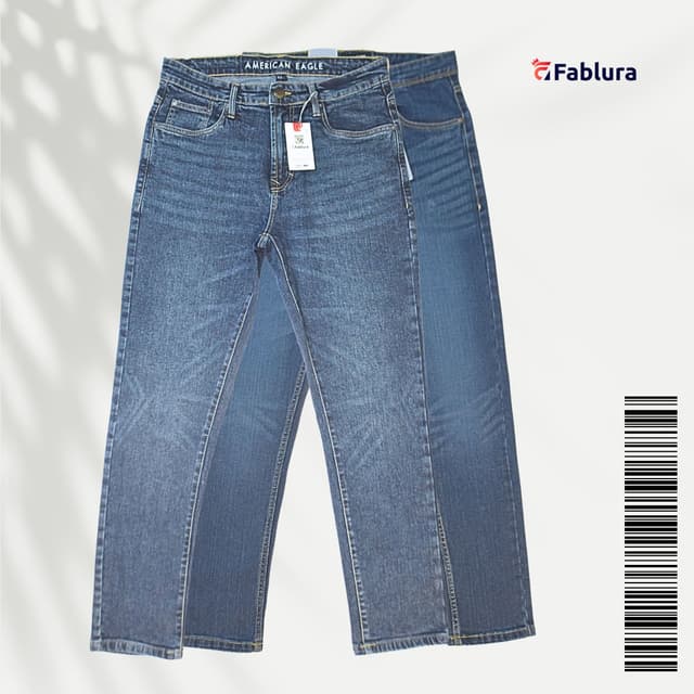 Jeans Combo- Deep Blue & Acid Wash