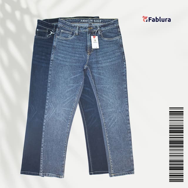 Jeans Combo- Dark Blue & Acid Wash